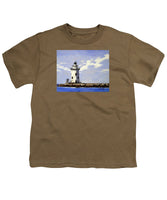 Saybrook Breakwater Lighthouse Old Saybrook Connecticut - Youth T-Shirt