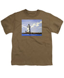 Saybrook Breakwater Lighthouse Old Saybrook Connecticut - Youth T-Shirt