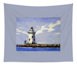 Saybrook Breakwater Lighthouse Old Saybrook Connecticut - Tapestry
