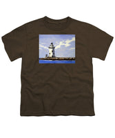 Saybrook Breakwater Lighthouse Old Saybrook Connecticut - Youth T-Shirt