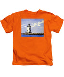 Saybrook Breakwater Lighthouse Old Saybrook Connecticut - Kids T-Shirt