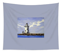 Saybrook Breakwater Lighthouse Old Saybrook Connecticut - Tapestry