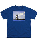 Saybrook Breakwater Lighthouse Old Saybrook Connecticut - Youth T-Shirt