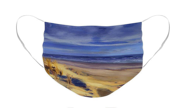 Second Beach Newport Rhode Island - Face Mask