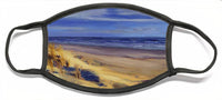 Second Beach Newport Rhode Island - Face Mask