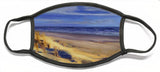 Second Beach Newport Rhode Island - Face Mask