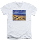 Second Beach Newport Rhode Island - Men's V-Neck T-Shirt