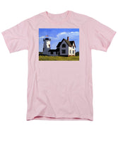 Stage Harbor Lighthouse Cape Cod Massachusetts - Men's T-Shirt  (Regular Fit)