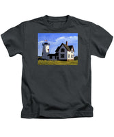 Stage Harbor Lighthouse Cape Cod Massachusetts - Kids T-Shirt