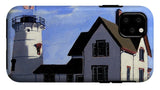 Stage Harbor Lighthouse Cape Cod Massachusetts - Phone Case