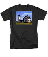 Stage Harbor Lighthouse Cape Cod Massachusetts - Men's T-Shirt  (Regular Fit)