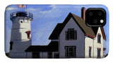 Stage Harbor Lighthouse Cape Cod Massachusetts - Phone Case