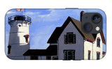 Stage Harbor Lighthouse Cape Cod Massachusetts - Phone Case