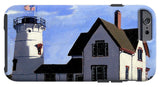Stage Harbor Lighthouse Cape Cod Massachusetts - Phone Case