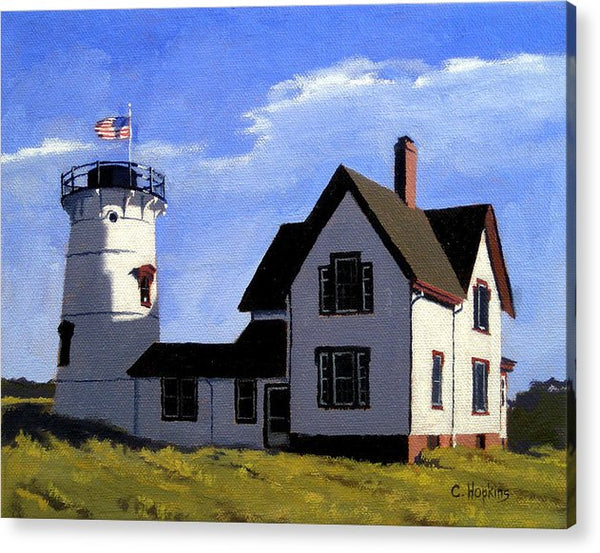 Stage Harbor Lighthouse Cape Cod Massachusetts - Acrylic Print
