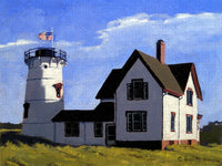 Stage Harbor Lighthouse Cape Cod Massachusetts - Puzzle