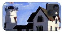 Stage Harbor Lighthouse Cape Cod Massachusetts - Phone Case