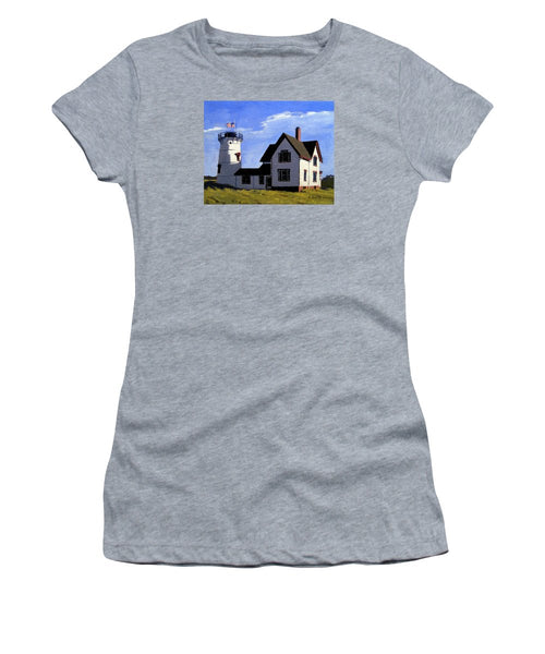 Stage Harbor Lighthouse Cape Cod Massachusetts - Women's T-Shirt
