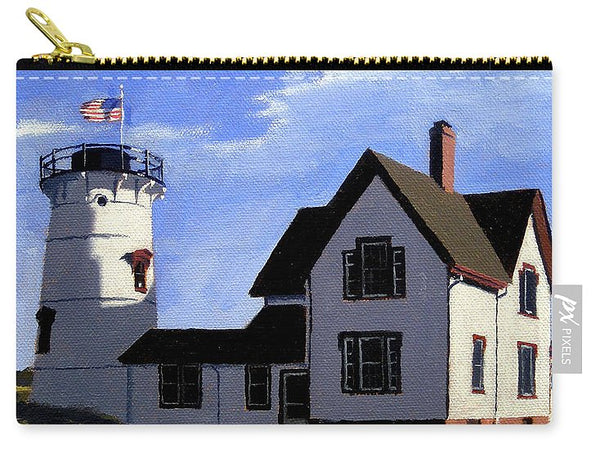 Stage Harbor Lighthouse Cape Cod Massachusetts - Carry-All Pouch
