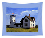 Stage Harbor Lighthouse Cape Cod Massachusetts - Tapestry