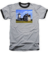 Stage Harbor Lighthouse Cape Cod Massachusetts - Baseball T-Shirt