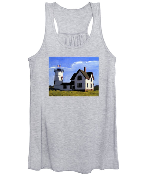 Stage Harbor Lighthouse Cape Cod Massachusetts - Women's Tank Top