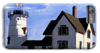 Stage Harbor Lighthouse Cape Cod Massachusetts - Phone Case