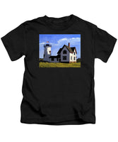 Stage Harbor Lighthouse Cape Cod Massachusetts - Kids T-Shirt