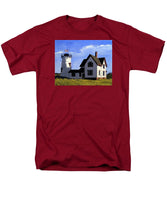 Stage Harbor Lighthouse Cape Cod Massachusetts - Men's T-Shirt  (Regular Fit)