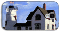 Stage Harbor Lighthouse Cape Cod Massachusetts - Phone Case