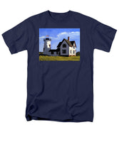 Stage Harbor Lighthouse Cape Cod Massachusetts - Men's T-Shirt  (Regular Fit)
