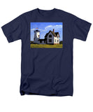 Stage Harbor Lighthouse Cape Cod Massachusetts - Men's T-Shirt  (Regular Fit)