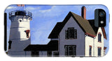 Stage Harbor Lighthouse Cape Cod Massachusetts - Phone Case