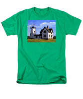 Stage Harbor Lighthouse Cape Cod Massachusetts - Men's T-Shirt  (Regular Fit)