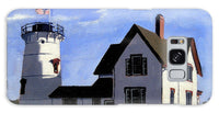 Stage Harbor Lighthouse Cape Cod Massachusetts - Phone Case