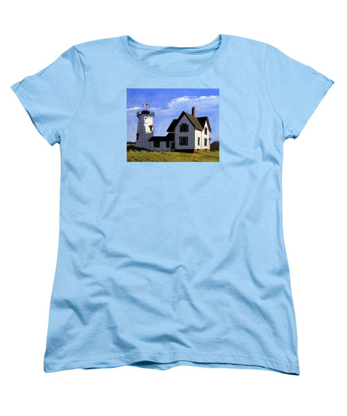 Stage Harbor Lighthouse Cape Cod Massachusetts - Women's T-Shirt (Standard Fit)