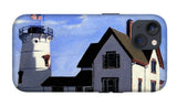 Stage Harbor Lighthouse Cape Cod Massachusetts - Phone Case