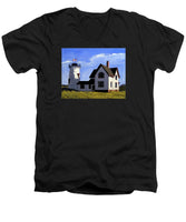 Stage Harbor Lighthouse Cape Cod Massachusetts - Men's V-Neck T-Shirt