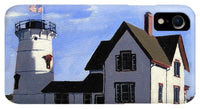 Stage Harbor Lighthouse Cape Cod Massachusetts - Phone Case