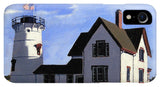 Stage Harbor Lighthouse Cape Cod Massachusetts - Phone Case