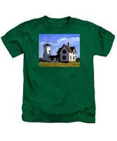 Stage Harbor Lighthouse Cape Cod Massachusetts - Kids T-Shirt