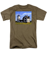 Stage Harbor Lighthouse Cape Cod Massachusetts - Men's T-Shirt  (Regular Fit)