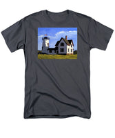 Stage Harbor Lighthouse Cape Cod Massachusetts - Men's T-Shirt  (Regular Fit)