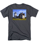 Stage Harbor Lighthouse Cape Cod Massachusetts - Men's T-Shirt  (Regular Fit)