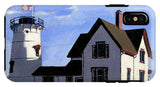 Stage Harbor Lighthouse Cape Cod Massachusetts - Phone Case