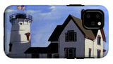 Stage Harbor Lighthouse Cape Cod Massachusetts - Phone Case