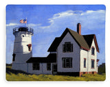 Stage Harbor Lighthouse Cape Cod Massachusetts - Blanket