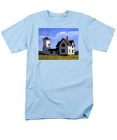 Stage Harbor Lighthouse Cape Cod Massachusetts - Men's T-Shirt  (Regular Fit)