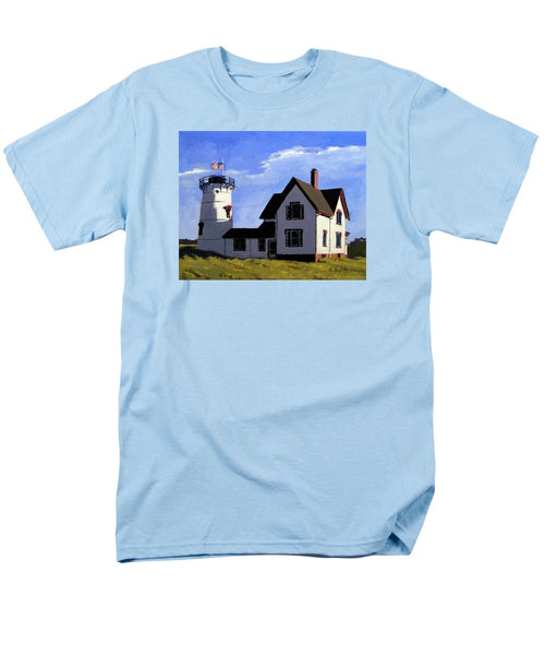 Stage Harbor Lighthouse Cape Cod Massachusetts - Men's T-Shirt  (Regular Fit)