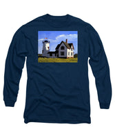 Stage Harbor Lighthouse Cape Cod Massachusetts - Long Sleeve T-Shirt